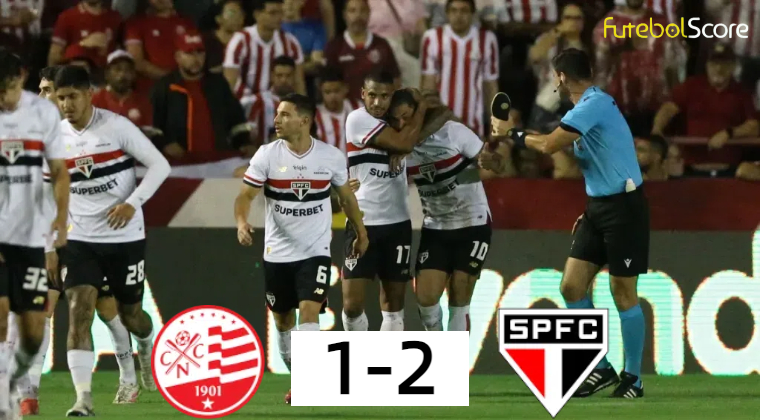 São Paulo derrota Náutico novamente em jogo com expulsões e avança às oitavas da Copa do Brasil